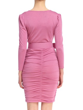 Розовое платье MARELLA: фото 4 - Invogue